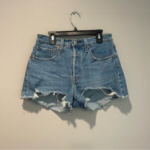 Levi’s Dark Denim 501 Shorts
